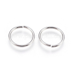 変色しにくい304ステンレス鋼の鋸切りオープン丸カン  ラウンド  ステンレス鋼色  16x1.3mm  16ゲージ  内径：13mm  450個/袋&nbsp;STAS-P212-24P-03