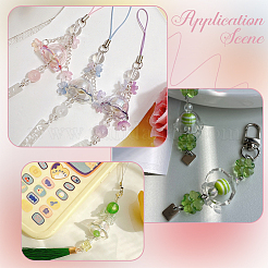 60色UVメッキアクリルビーズキャップ4個  花  ミックスカラー  24x15.5mm  穴：3mm  内径：16.5mm  15個/カラー&nbsp;PACR-PA0001-12A