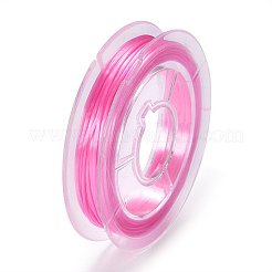 フラット弾性クリスタルストリング  弾性ビーズ糸  ストレッチブレスレット作り用  ミックスカラー  0.8mm  約10m /ロール&nbsp;EW-PH0001-0.8mm-04