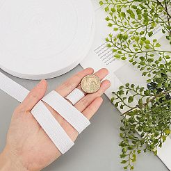 綿綿ツイルテープリボン  ヘリンボーンリボン  家の装飾のため  装飾用ラッピングギフトとDIY工芸品  ホワイト  3/4