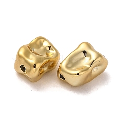 CCBプラスチックビーズ  ナゲット  ゴールドカラー  16x10x9mm  穴：2mm&nbsp;CCB-B003-11G