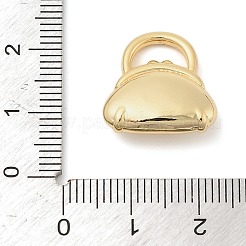 真鍮チャーム  チェリー柄ハンドバッグ  ゴールドカラー  17x17x6mm  穴：4.5x8mm&nbsp;LS-KK-I380-17G
