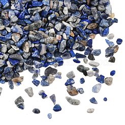 天然ラピスラズリチップビーズ  タンブルストーン  穴がない  3~5x2~4mm  約4300個/500g&nbsp;G-O103-21