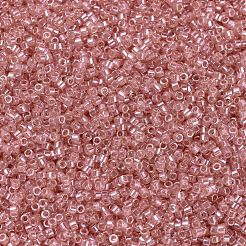 MIYUKIデリカビーズ  シリンダー  日本製シードビーズ  11/0  （db1481)透明なmonの光沢  1.3x1.6mm  穴：0.8mm  約2000PCS /ボトル  10 G /ボトル&nbsp;SEED-JP0008-DB1481