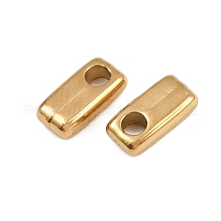 304ステンレススチールチャーム  文字L  イオンプレーティング（ip）  18KGP本金メッキ  文字I  7.5x2x3.5mm  穴：1.8mm&nbsp;STAS-C135-03I-G