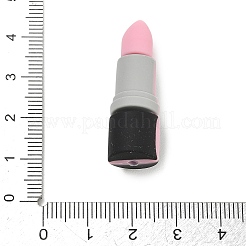シリコーン焦点ビーズ  パールピンク  口紅  35x10.5~11.5mm  穴：3mm&nbsp;SL-CBAE849-02E