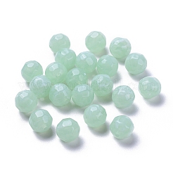 アクリルビーズ  天然石風  多面カット  ラウンド  アクアマリン  11mm  穴：2mm  約540個/500g&nbsp;SACR-S001-11mm-20