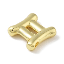 真鍮ビーズ  カドミウムフリー＆ニッケルフリー＆鉛フリー  十二星座  ゴールドカラー  19x18.5x5.5mm  穴：3.5x2mm&nbsp;KK-F877-01G-09