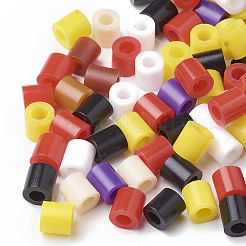 アイロンビーズ：DIYメルティビーズは、ビーズセットを融合  ABCプラスチックペグボード  模様ペーパー  アイロン紙  女の子模様  正方形  カラフル  14.7x14.7cm&nbsp;DIY-S033-030