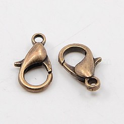 亜鉛合金カニカン  オウムトリガークラスプ  ミックスカラー  ミックスカラー  21x12mm  穴：2mm&nbsp;E107-M