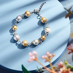 8枚の花びらの304ステンレススチール製フラワービーズキャップ  ゴールドカラー  7x2mm  穴：2.1mm  120個/箱&nbsp;STAS-UN0007-39G