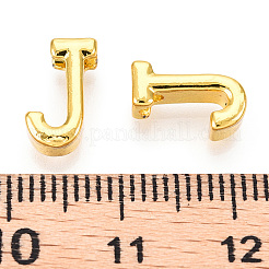 合金ペンダント  イニシャルチャーム  アルファベットチャーム  18KGP本金メッキ  文字.j  9.5~10.5x3.5~10x3.5~4mm  穴：1.5~2mm&nbsp;FIND-CJC0004-56G-J