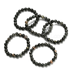 天然ルチルクォーツビーズストレッチブレスレット  ラウンド  内径：2-1/8インチ（5.3cm）&nbsp;BJEW-F523-01