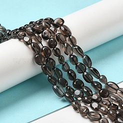 天然氷オブシディアンビーズ連売り  ナゲット  タンブルストーン  6~16x5~9x5~7mm  穴：0.8mm  約45~47個/連  39cm&nbsp;X-G-P497-01A-15
