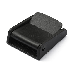 Ppプラスチックハッチクラスプ  編組ベルト用  長方形  ブラック  47x38.5x14mm&nbsp;KY-WH0028-58B