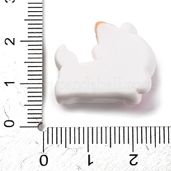 ユニコーンテーマの漫画樹脂デコデンカボション  カラフル  フライング  19.5x23x7mm&nbsp;X1-CRES-Z011-02B