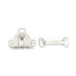 （訳あり商品：黄ばみ）  真鍮製マンテル  銀  トグル：13x16.5x3mm  穴：3x2mm  バー：18x6x2mm  穴：4x2mm&nbsp;KK-XCP0001-34S