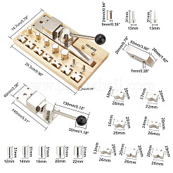 スチールジュエリーリング曲げ機  リングイヤリング曲げ工具リング  プラチナ  25.3x14.7cm&nbsp;TOOL-WH0122-39P