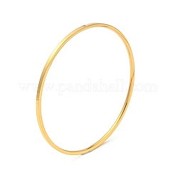 304ステンレススチール研磨プレーンバングルキット3個  ミックスカラー  0.2cm  内径：2-1/2インチ（6.5cm）&nbsp;BJEW-G695-02A
