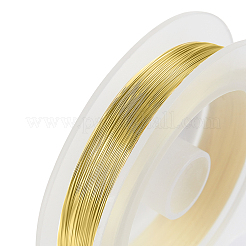 ジュエリー作り用の丸真鍮線  メッキなし  0.3mm  約100m /ロール&nbsp;CWIR-BC0006-09-0.3mm