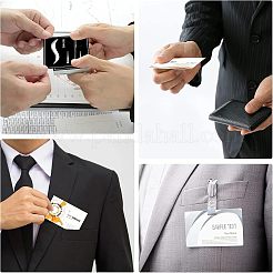 アルミブランク熱転写名刺  laciness＆長方形のプラスチックボックス付き  ミックスカラー  86x54x0.5mm  6pc&nbsp;DIY-NB0004-81