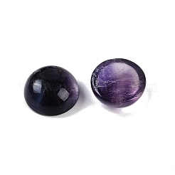 天然のカラフルな蛍石カボション  半円/ドーム  10x4.5mm&nbsp;G-I370-06A