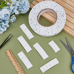EVAフォーム粘着テープ480個  長方形  ホワイト  13x19x2.5mm&nbsp;DIY-WH0349-546A