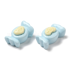不透明樹脂模造食品デコデンカボション  キャンディ  ミックスカラー  9x16x7.5mm&nbsp;RESI-K027-16