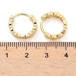 中空ハートの真鍮フープピアス  ラックめっき  鉛フリー＆カドミウムフリー  長持ちメッキ  18KGP本金メッキ  13.5x14.5x3.5mm&nbsp;EJEW-Z102-17G