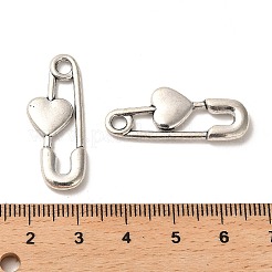 合金のチベット風チャーム  カドミウムフリー＆鉛フリー  オーバル  アンティークシルバー  30.5x12x3mm  穴：3mm  約478個/1000g&nbsp;FIND-C043-082AS