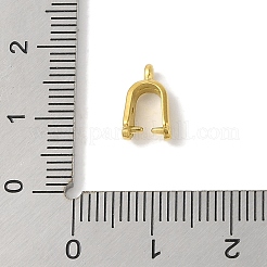 304ステンレススチール製アイスピックピンチベイル  ゴールドカラー  10.5x4mm  穴：1.2mm  ピン：0.8mm&nbsp;STAS-Z058-01G-08