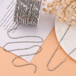 変色しにくい304ステンレススチールボールチェーン  装飾的なボールビーズチェーン  ステンレス鋼色  1.5mm&nbsp;CHS-K002-12