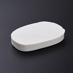 食品グレードのバニーシリコンモールド  フォンダン型  DIYケーキデコレーション用  チョコレート  キャンディ  UVレジン＆エポキシ樹脂ジュエリー作り  兎  アンティークホワイト  50x80mm  インナー対策：33~40mm&nbsp;DIY-I012-32