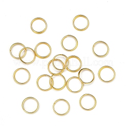 アイアンスプリットリング  ダブルループ丸カン  ニッケルフリー  ゴールドカラー  10x1.4mm  内径約8.6mm  単線：0.7mm  約4160個/1000g&nbsp;JRD10MM-01G-NF