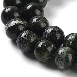 天然シルバーラインジャスパービーズ連売り  ラウンド  8mm  穴：0.9mm  約49個/連  15.75''（40センチメートル）&nbsp;G-Z042-A01-02