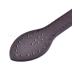 Puレザーバッグハンドル  ジュエリーボックスアクセサリー用  スレートグレイ  59.8x1.55~3.2x0.25cm  穴：1.8mm&nbsp;FIND-I010-02C
