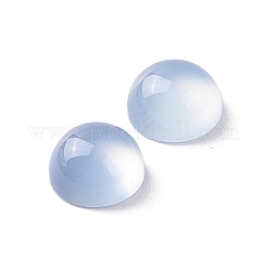 ハーフラウンド/ドームは、天然瑪瑙のカボションを染め  モーブ  8x3~4.5mm&nbsp;G-J300-30-8mm
