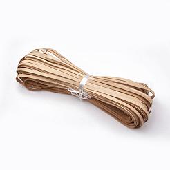 牛革コード  バリーウッド  3x2mm  約100ヤード/バンドル（300フィート/バンドル）&nbsp;WL-Q007-3x2-43