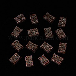 蓄光樹脂デコデンカボション  暗闇で光る  クッキー  長方形  10.5x7.5x2.5mm&nbsp;RESI-K036-07G