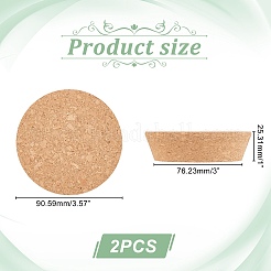 コルクボトルストッパー  ボトルタンピオン  バリーウッド  76~92x25mm&nbsp;FIND-WH0016-46A