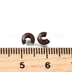 つぶし玉カバーカシメ玉カバー  ニッケルフリー  赤銅鉱  直径約4mm  厚さ3mm  穴：1.5mm&nbsp;EC266-NFR