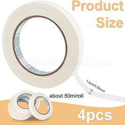 紙マスキングテープ  ホワイト  15mm  50 m /ロール&nbsp;AJEW-FG0001-70