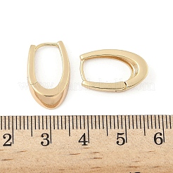 U字型真鍮フープピアス  18KGP本金メッキ  19x12x3.5mm&nbsp;EJEW-D320-14G