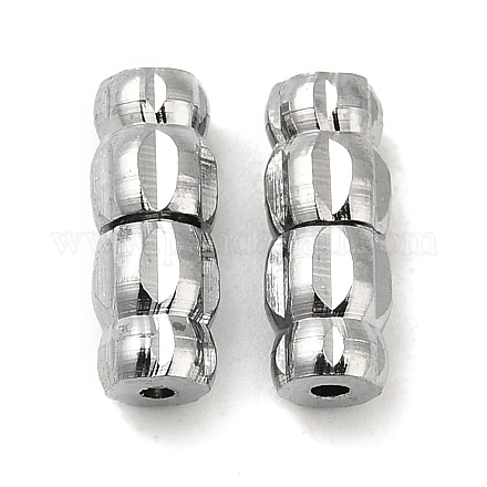 真鍮製ネジ式クラスプ  プラチナ  10x4mm  穴：1mm&nbsp;KK-G187-N-1