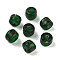 Handmade Lampwork Beads, Column, Dark Slate Gray, 11~13x10~11mm, Hole: 2~3mm