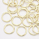 合金フレームコネクター  リング  ライトゴールド  23x24x2mm  内径：19mm&nbsp;X-PALLOY-T067-113LG-1