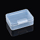 プラスチックビーズ収納ケース  長方形  透明  9.5x7x3cm&nbsp;CON-Q035-02A-2