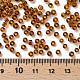 ガラスシードビーズ  トランスペアレント  ラウンド  ブラウン  8/0  3mm  穴：1mm  約666粒/30g&nbsp;X2-SEED-A004-3mm-13-3