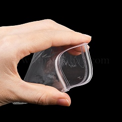 再封可能なプラスチック製包装袋  トップシール厚いバッグ  長方形  10.5x7cm  片側の厚さ：9.8ミル（0.25mm）&nbsp;OPP41-1
