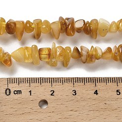 天然琥珀ビーズ連売り  チップ  6~8x6.5~9.5x4~5.5mm  穴：0.6mm  約102個/連  15.16インチ（38.5cm）&nbsp;G-L095-N01-01